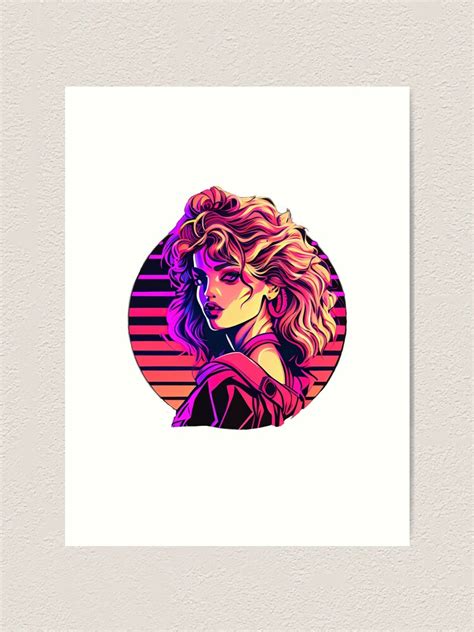 "Retrowave Synthwave 80s Character Design For The Eighties Music Lovers ...