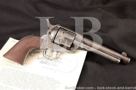 Colt Artillery Model Saa St Gen Black Powder Nd Year Frame