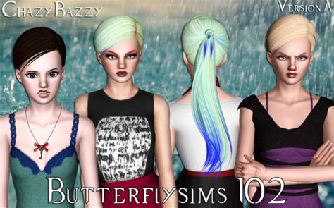 Butterflysims 102 Hairstyle Retextured The Sims 3 Catalog