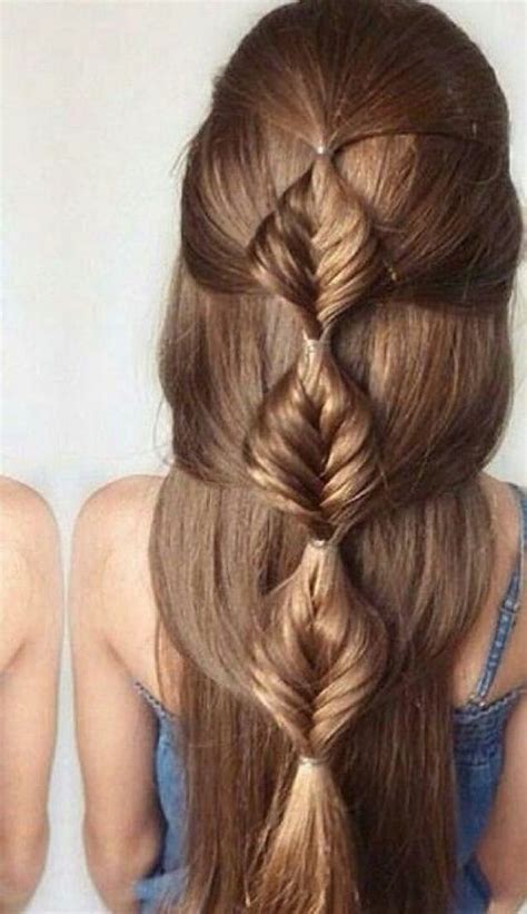 Peinados Para Cabello Lacio Largo Y Suelto F Ciles R Pidos De Hacer