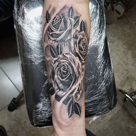 Black And Grey Forearm Tattoo Jac Bryan Trueartists