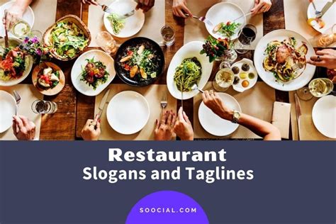 995 Restaurant Slogans and Taglines To Feast For Success! - Soocial