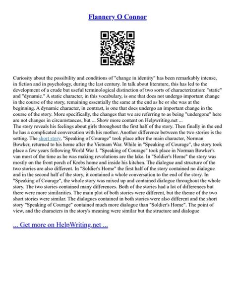 Flannery O Connor | PDF