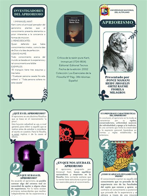 Apriorismo Pdf Immanuel Kant A Priori Y A Posteriori