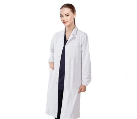 Medical Clothing Fartuch Laboratoryjny Medyczny Damski Mocny Bia Y