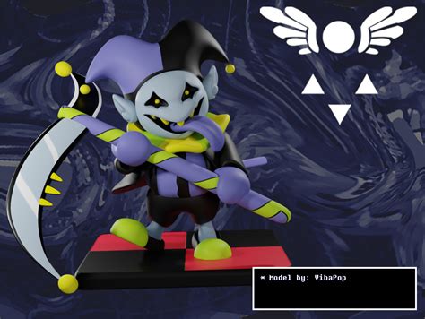 Jevil Deltarune Da Oscartbatt Scarica Il Modello Stl Gratuito