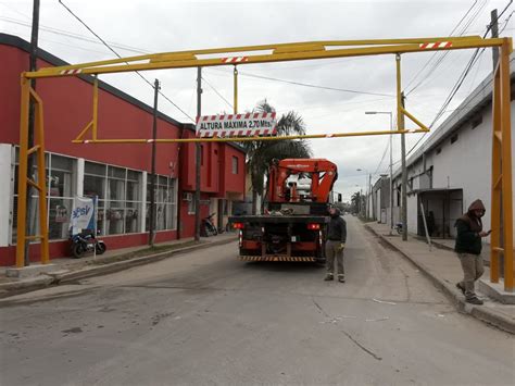 Se Reinstal El Limitador De Altura En Calle San Mart N Municipalidad