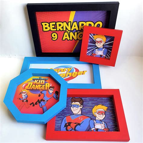 Kit De Quadrinhos Personalizados Henry Danger Elo7