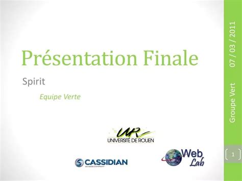 PPT Présentation Finale PowerPoint Presentation free download ID