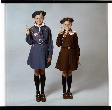 brownie  girl guide uniforms canada circa  girl guides