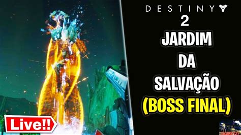 RAID JARDIM DA SALVAÇÃO BOSS FINAL ARMA EXOTICA DESTINY 2 YouTube