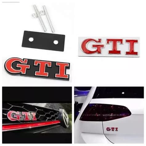 Emblemas Gti Cajuela Parrilla Golf Polo Vento Tiguan Jetta Meses Sin