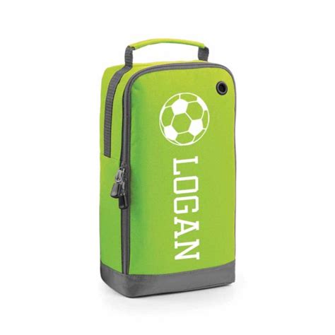 Personalised Football Boot Bag With Graphic Ball Design And Custom