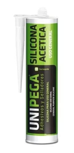 Sellador Silicona Acética Blanco Unipega 280ml