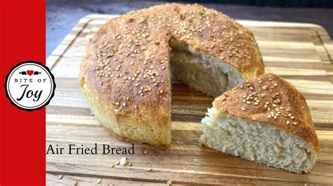 How To Make Bread In Air Fryer No Knead Easy Homemade Bread Recipe Air Fried Bread Youtube