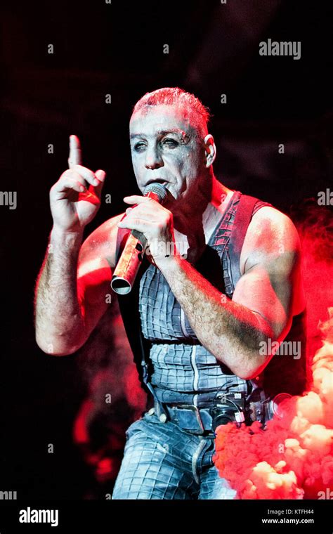 Rammstein Till Lindemann Concert High Resolution Stock Photography And