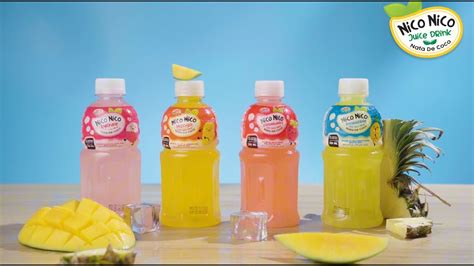 Nico Nico Juice Drink With Nata De Coco 320ml Not From Concentrate