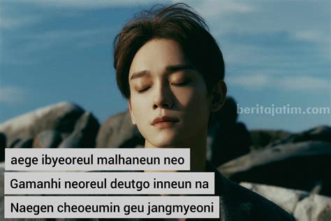 Lirik Lagu Last Scene Chen Dan Terjemahan Beserta Kredit Musiknya