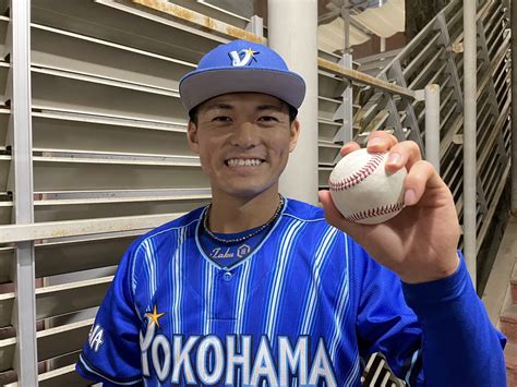 さーすけ On Twitter Rt Ydb Yokohama プロ初ヒットのボールが本人の手元に⚾️ 林琢真 選手 Baystars