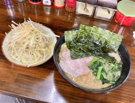 横浜家系ラーメンのぶ家豚骨醤油ラーメンネギライス新潟市江南区探訪895｜俺のらーめん