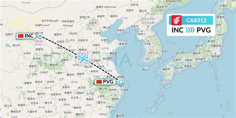 CA8312 Flight Status Air China Yinchuan To Shanghai CCA8312