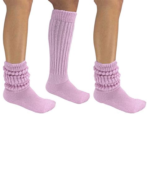 All Cotton 3 Pack Extra Heavy Slouch Socks Ebay