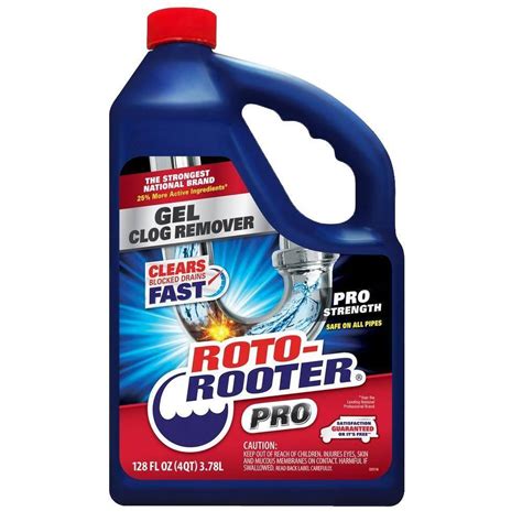 Roto Rooter 42 Oz Pro Clog Remover 1141 The Home Depot