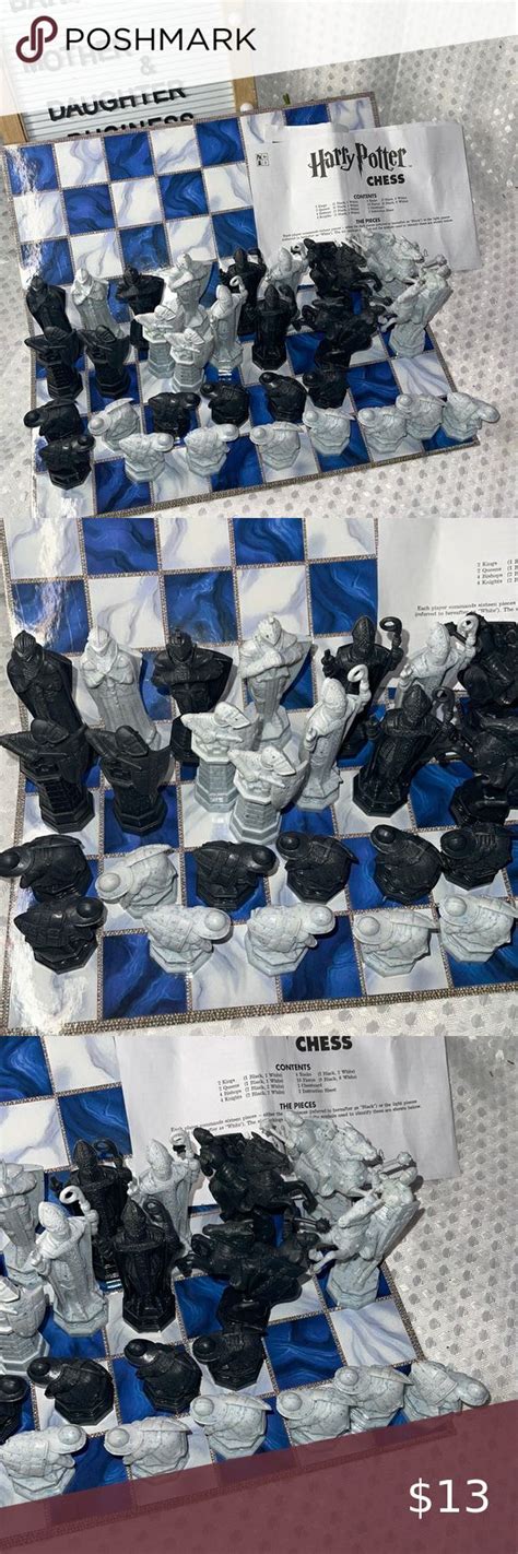 Harry Potter Wizard Chess Set Mattel 2002 Wizard Chess Set Wizard