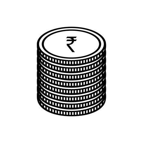 India Currency Symbol, Indian Rupee Icon, INR Sign. Vector Illustration ...