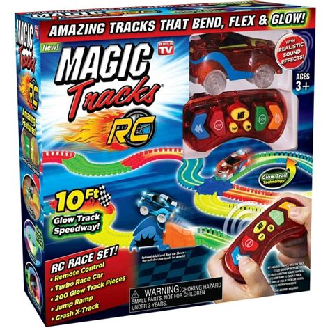 Ontel Magic Tracks RC - Remote Control Turbo Race Cars & 10 ft of ...