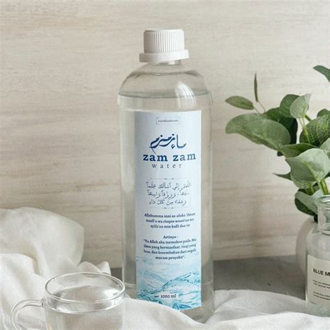 Jual Zam Zam Water Makkah 1 Liter Air Zam Zam Asli 100 Shopee