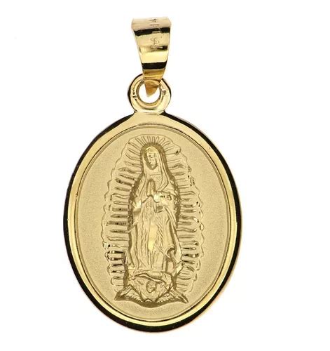 Medalla Virgen Guadalupe Orolaminado L14k Mtv22