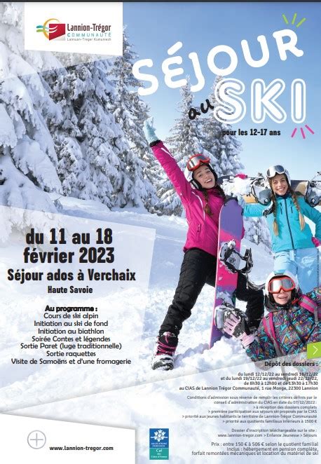 Un séjour au ski pour les 12 17 ans du 11 au 18 février proposé par LTC