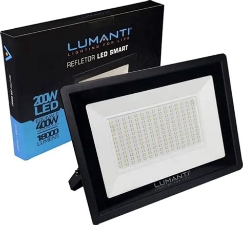 Refletor Smart Led 200W 5500k IP66 Lumanti