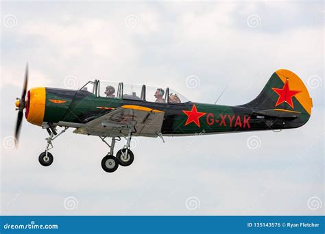 Yakovlev Yak 52 Aircraft G Xyak Editorial Photo Image Of Yak52 July