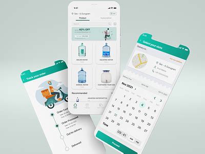 Water Bottle Delivery App by Komal Patel on Dribbble