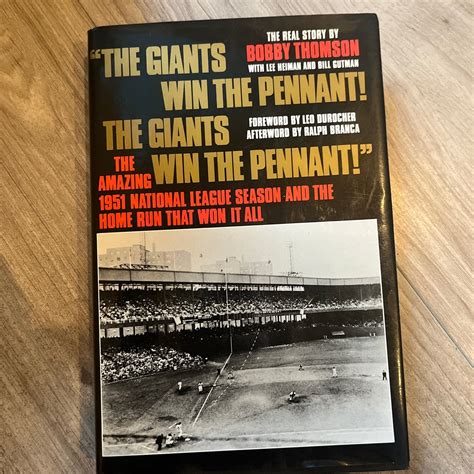 The Giants Win The Pennant By Bobby Thomson Hardcover Pangobooks