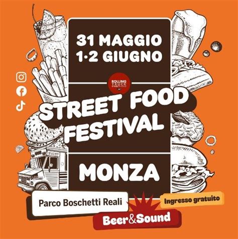 Street Food Festival Maggio Giugno Monza