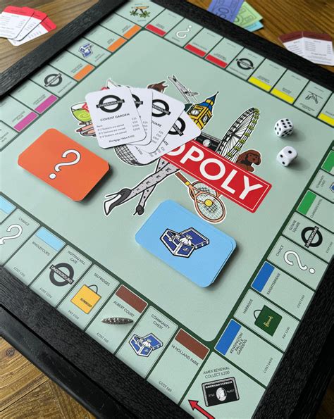 Luxury Edition Customopoly Board Game The Dice Guys