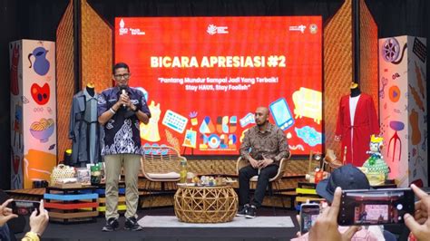 Sandiaga Uno Beri Tips Kunci Sukses Untuk Umkm Kreatif