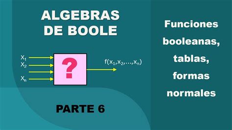 Funciones Booleanas Youtube