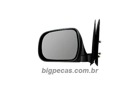 Esp Espelho Retrovisor Preto Fixo Hilux Em Diante