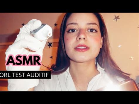 ASMR FRANÇAIS DOCTEUR ORL test auditif relaxation roleplay