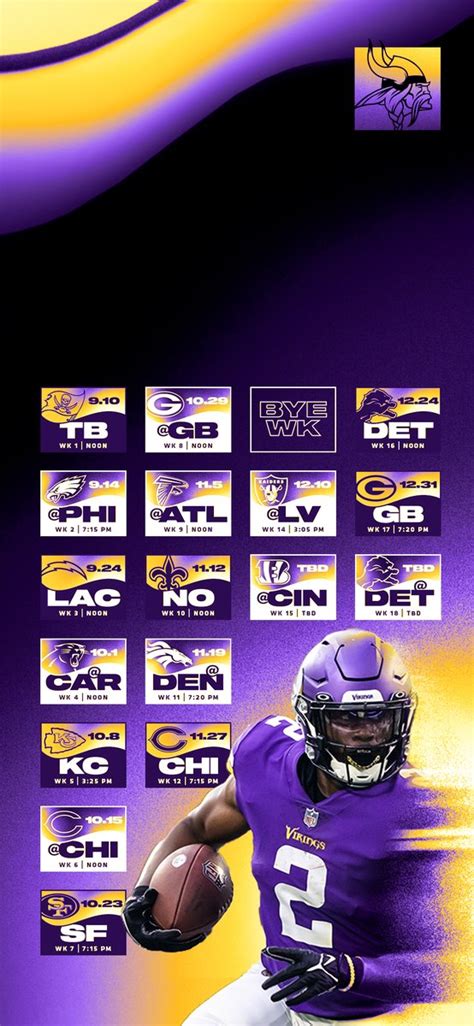 Minnesota Vikings Schedule 2024 Printable