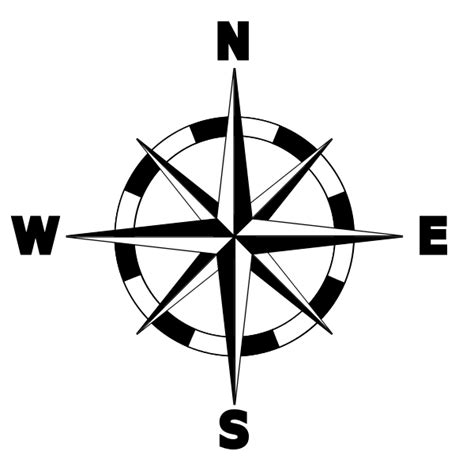 East Compass Clipart Compass North South East West Png Transparent ...