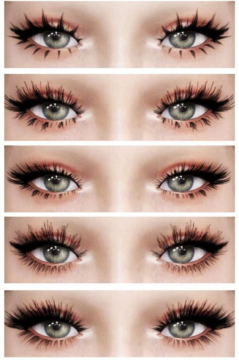 Sims 4 Cas Cc Eyelashes Plmrent