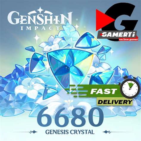 6680 Genesis Crystal Genshin Impact FAST DELIVERY