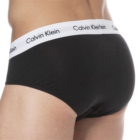 Calvin Klein 3 Pack Cotton Stretch Briefs Black Color Waistband