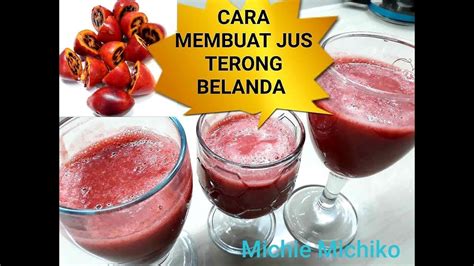 Cara Membuat Jus Terong Belanda Agar Tidak Pahit