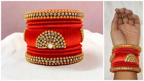 Latest Silk Thread Bangle Making At Home I Easy And Simple Bangles I